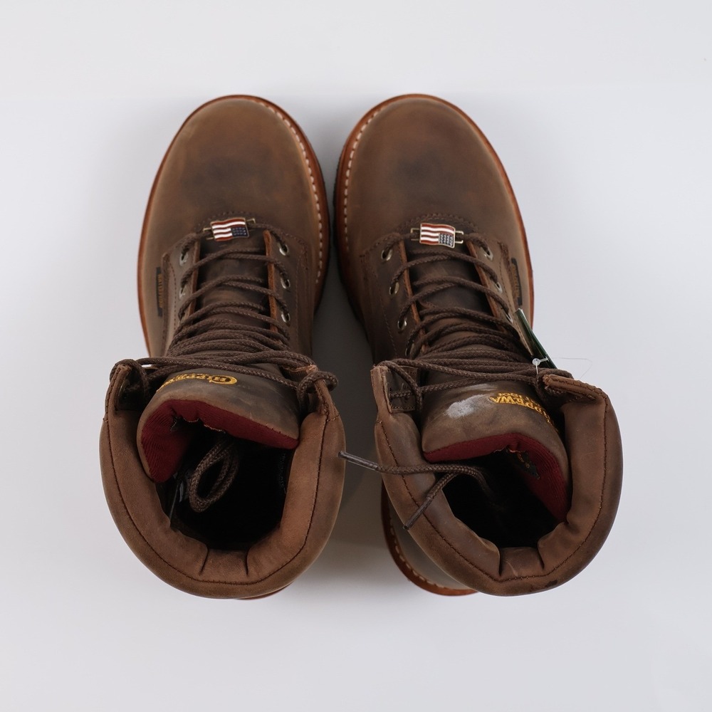 Chippewa Super Logger Boots SL5405 Brown Leather 8.5 E Steel Toe Waterproof NWT